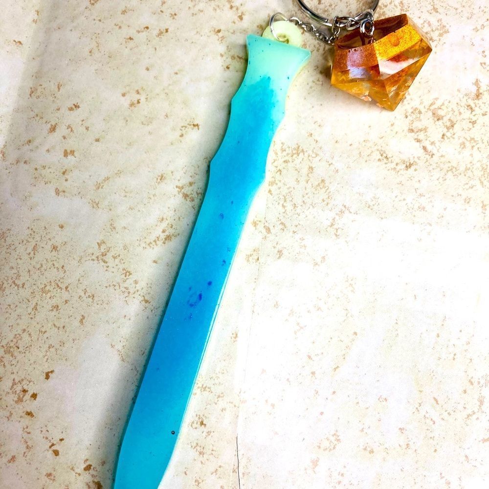 Glow in the dark keychain